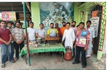 बाबा बूटी शाह जी ने सावन महीने के तहत लगाया भंडारा।