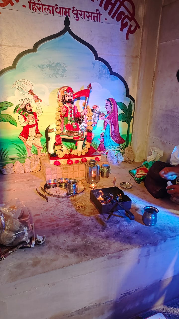 बाबा रामदेव जी के भजन संध्या हिरोलाधाम धुरासनी