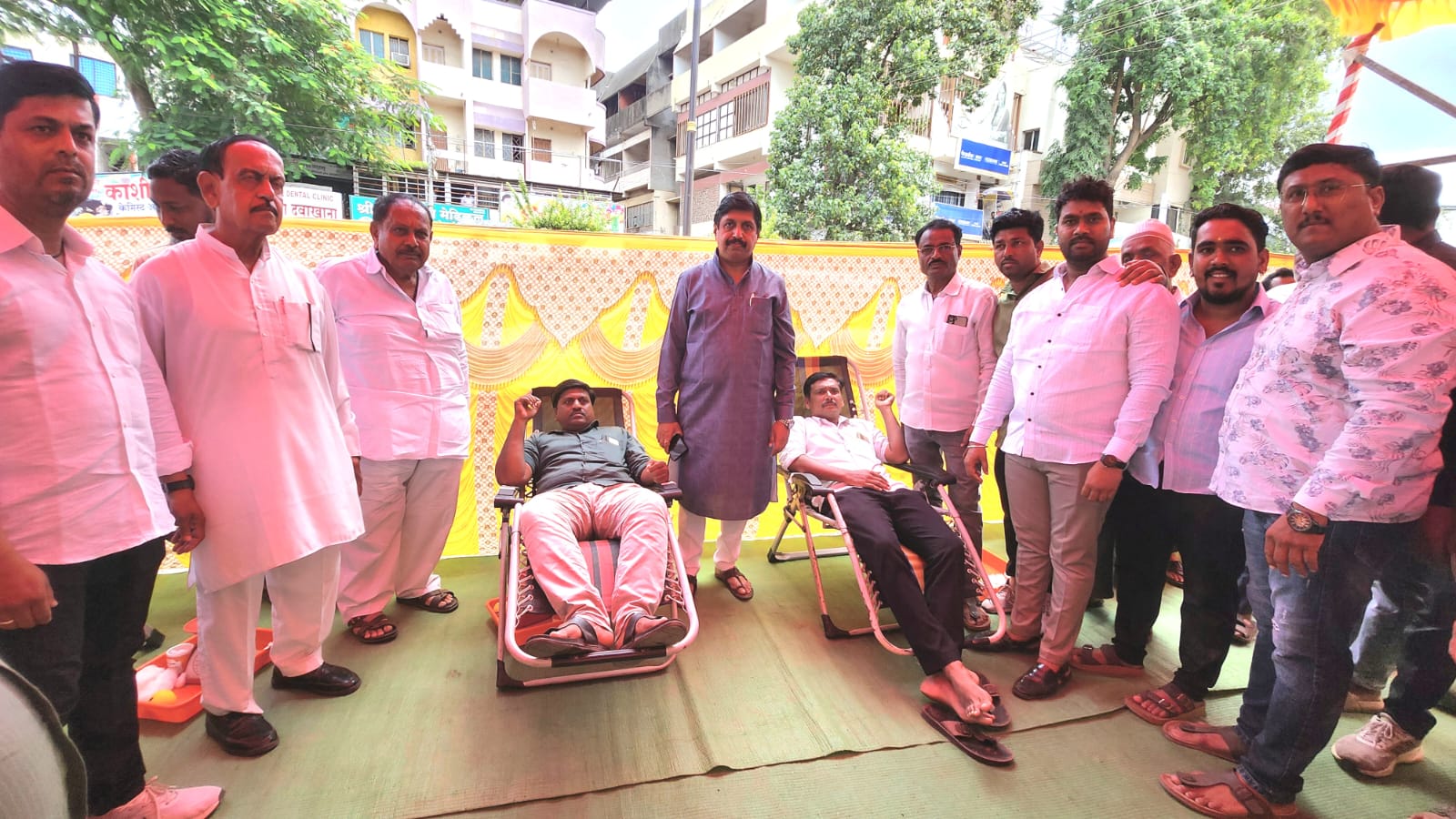 पैगम्बर मुहम्मद जयंती एवं गणेशोत्सव के अवसर पर रक्तदान शिविर।