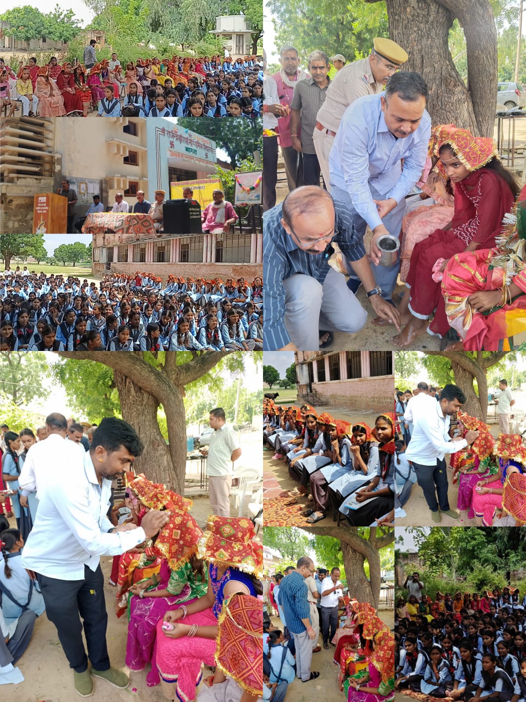 दृष्टि बदलो, सृष्टि बदल जाएंगी – जोशी पीएमश्री विद्यालय में कन्या पूजन कार्यक्रम का आयोजन