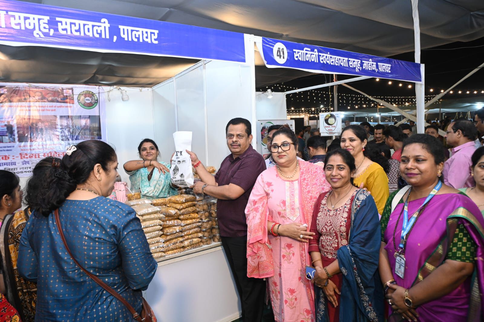 आयुक्त मनोजकुमार सूर्यवंशी ने ‘कोकण सरस’ महोत्सव का किया दौरा, महिला बचत समूहों को दिया प्रोत्साहन