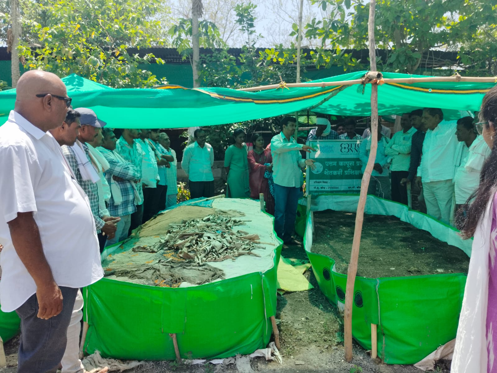 उत्तम कपास परियोजना के तहत किसानों का अध्ययन दौरा संपन्न